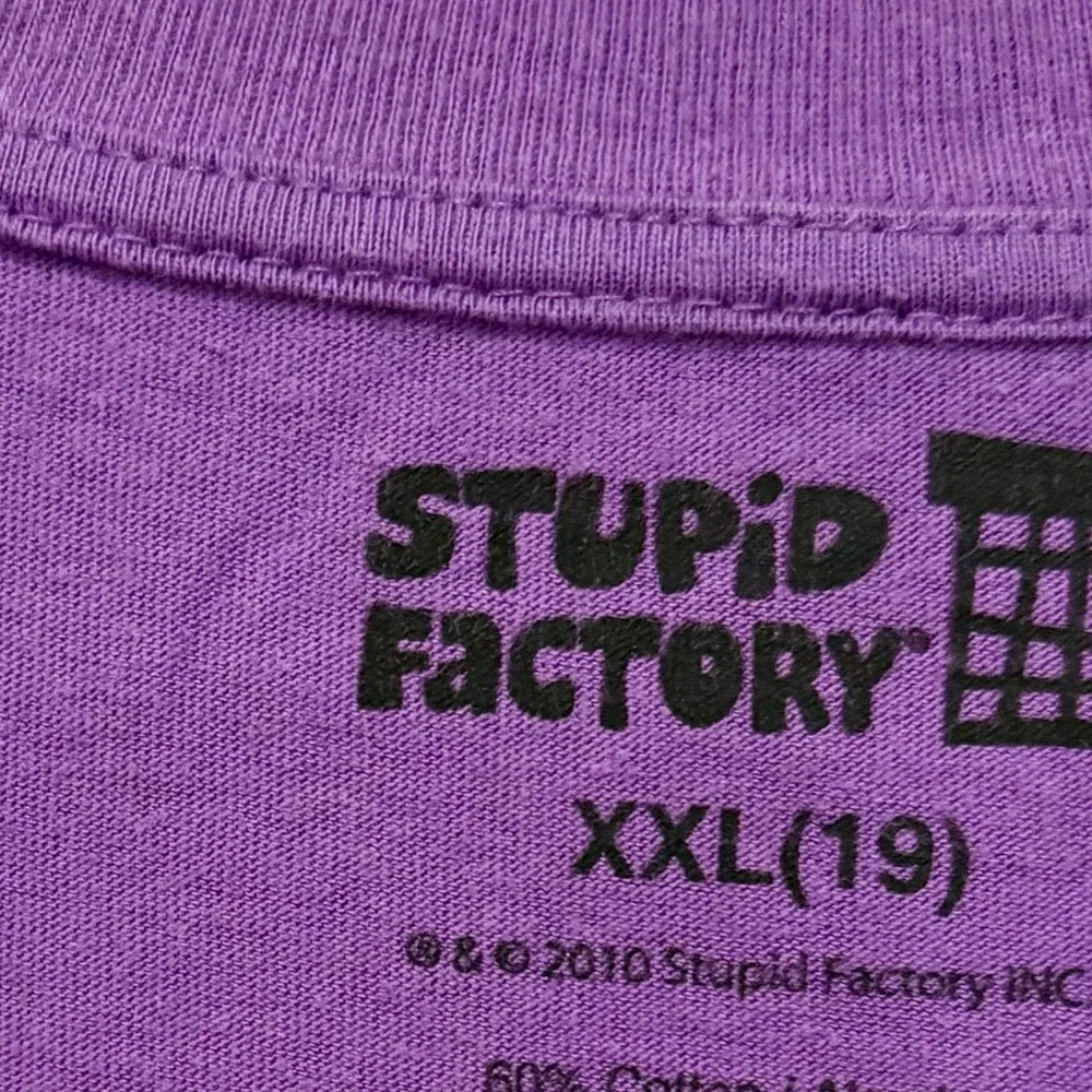 Purple Graphic Tee - Beauty and Brains - Picture 4 of 5